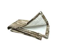 Brise vue beige imitation mur en pierres 1 x 5