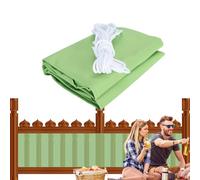 Brise-vue de balcon - 0,9 x 7,5 m - Protection UV - Résistant aux intempéries - Clôture d'intimité pour balcon, porche, fenêtre, jardin, extérieur, garage, portail, arrière-cour, terrasse, portes