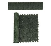 Brise-vue de clôture de lierre artificiel - 78,7 x 19,6 pouces/0,5 m x 2 m Clôture brise-vue en feuilles de lierre artificiel | Haie d'intimité résistante aux UV | Clôture de jardin murale pour la