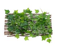 Brise-vue de Jardin Extensible en Bois, Vert, Décoratif