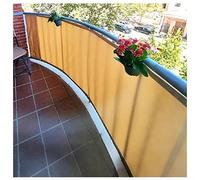 Brise-Vue décoratif pour Balcon avec Attaches (Serre-câbles) Revêtement d'ombrage en PVC pour Balcon et terrasse d'appartement(65x149cm)