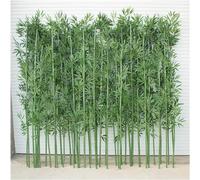 Brise-vue d'extérieur en bambou, grandes plantes artificielles en bambou, 0,9 m, 1,2 m, 1,5 m, 1,8 m, 2 m de haut, faux bambou artificiel avec feuilles