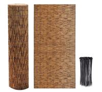 Brise-vue en bambou naturel pour balcon, jardin et terrasse - Paravent décoratif d'extérieur (120 x 200 cm) - Idéal pour améliorer l'intimité et l'esthétique