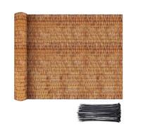 Brise-vue en bambou pour balcon et terrasse, clôture décorative extérieure, 3 m x 1,5 m (1,5 x 3 m) idéal pour clôture de jardin et terrasse