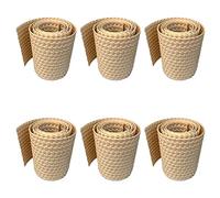 Brise-vue en Polyrotin workingHOUSE pour Grillage à Double Barre - Bandes Résistantes aux Intempéries Pour Clôture, Balcon et Terrasse - 255 cm x 19 cm - brise-vue pour balcon (Beige)