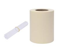 Brise-vue en PVC 70 x 0,19 m - Crème - Clôture brise-vue pour terrasse et balcon - Résistant aux intempéries et facile d'entretien - Protection de confidentialité pour jardin et extérieur