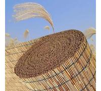 Brise Vue en Roseau Naturel Imperméable,Rouleau de clôture en Roseau Bambou,clôture de Jardin occultant Facile à Installer,Bambou Cloture Exterieur,pour Exterieur Terrasse Maison(H160xL500cm/5.2x16.4