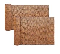 Brise Vue en Roseau Naturel,Paravent Balcon Bambou avec Attaches,Cache Vue Exterieur Imperméable,Écran De Confidentialité Jardin Tissé À La Main, pour Exterieur Terrasse Maison Piscine(100x700cm)