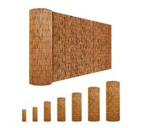 Brise-Vue en Roseau Naturel pour Terrasse et Balcon - Canisse Bambou 1x5m, 1.2x4m, 1.3x6m, 1m50x10m, 1m80x15m - Clôture d'Intimité Facile à Installer