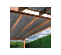 Brise Vue En Toile Tissée Gris Anthracite 25 M X H.2,00 M - Jardideco Multicolore