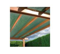 Brise Vue En Toile Tissée Vert Foncé 25 M X H.1,50 M - Jardideco Multicolore
