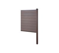 Brise-vue en WPC Sarthe 98cm marron