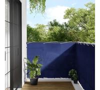 Brise-Vue Extérieur, 100% Polyester Oxford avec Revêtement PU, Imperméable et Résistant aux UV, Brise Vue Jardin et Cache Balcon, Protection Contre Vent et Poussière, Bleu, Dimensions 120 x 700 cm