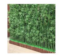 Brise-Vue Extérieur en Bambou Artificiel Plantes Et Arbres en Bambou en Plastique pour Aménagement Paysager Cloison D'intimité Autoportante Décoration Intérieure Et Extérieure pour Jardin(50cm/19.7in