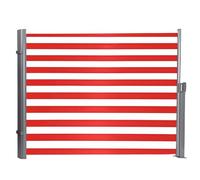 Brise-Vue extérieur, Store latéral rétractable, séparateur d'ombre extérieur imperméable et résistant aux UV for terrasse, Jardin, Balcon et Usage Commercial H: 120-170 cm(2,170x400cm/67x157in)