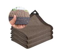Brise-vue for balcon, tissu d'ombrage Giardino durable à 90 % et pare-soleil marron 3 x 8 m avec œillets for protection solaire extérieure, bloqueur UV, for jardin, terrasse, piscine et terrasse(7x15m
