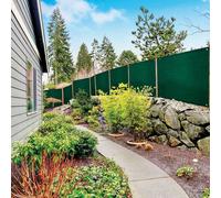 Brise Vue Haute Densité 2 X 10 M Vert 300 Gr/M² Qualité Pro Vert