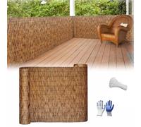 Brise Vue Jardin Balcon Panneaux De Clôture En Roseaux Clôtures Décoratives Canisse Bambou Roseau Pour Terrasse Occultant Brise-Vue Facile À Installer For Cour Jardin Balcon Décoration De Para