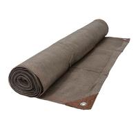 Brise vue jardin - Brise vue occultant - Rouleau Brise vue - WerkaPro 10831 - Brise Vue Renforcé Taupe - Tissage renforcé de 220 gr/m2 - Rouleau 2 m x 10 m - En polyéthylène