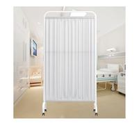 Brise-vue médical pliable avec roues - Barrière d'intimité portable de 1,8 m de haut pour salle d'examen clinique - 1 panneau (couleur 1)