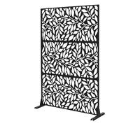 ML-Design Brise-Vue Métallique Firenze 120x180cm en Acier, Modèle Autoportant à 3 Panneaux