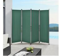 Brise-vue Modica à 4 Panneaux Polyester 215 x 170 cm Vert Foncé