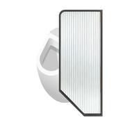 Brise-vue mural pour urinoir, séparateur durable pour toilettes pour hommes, idéal pour les centres commerciaux et les établissements publics