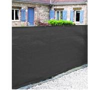 Brise-Vue - Nature - 1 X 3 M - Occultant 5/5 - Hdpe 350 G/M² - Anthracite