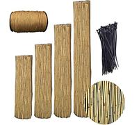 Brise-vue naturel pour balcon, jardin, restaurant et hôtel - 1,1 m de haut - Paravent décoratif d'extérieur (100 x 700 cm) - Améliorez votre espace