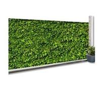 IDMarket Brise-vue occultant 2 x 10 m imprimé feuillage 160 gr/m²