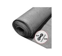 vounot® Brise Vue Occultant en HDPE 150g/m² avec Attaches et Clips de Fixation Protection Rayons UV Résistant aux Déchirures et au Vent Protection pour Jardin Balcon 1.8x10m Gris