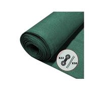 Brise vue occultant en HDPE 150g/m² 1x10m avec attaches de fixation vert