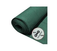 vounot® Brise Vue Occultant en HDPE 90g/m² avec Attaches et Clips de Fixation Protection Rayons UV Résistant aux Déchirures et au Vent Protection pour Jardin Balcon 1x10m Vert