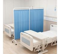 Brise-vue pliable à roulettes, 1,8 m de haut, séparateur de pièce pliable pour clinique/salle d'examen, clôture temporaire pour économiser de l'espace