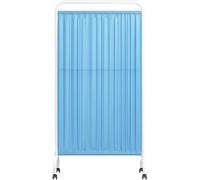 Brise-vue pliable pour espaces médicaux, séparateur de pièce de 1,8 m de haut pour cliniques et salles d'examen, clôture temporaire peu encombrante