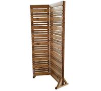 Brise-vue pliant en bois LIGN Z - Ep6,1 - 80 x H184,5 cm - Cerland
