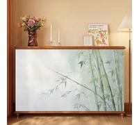 Brise-Vue pour Armoires De Rangement, pour Cuisine, Armoire, éTagèRe | Rideaux Sous L'éVier pour Chaussures, BibliothèQue, éTagèRe, Salon, FenêTre(Green2,47.2"W x 39.4"H)