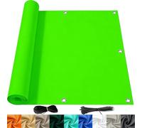 Brise-Vue pour Balcon 1.25 x 1.5 m Imperméable Cache Vue Balcon Protection UV Opaque Résistant Aux Contre Vent Écran de Brise Vent Terrasse pour Jardin Terrasse, Vert Clair