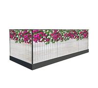 Brise-vue pour balcon 100 cm de haut ou autre pare-vent brise-vue de balcon bordure de balcon brise-vue tapis brise-vue couverture de terrasse (400 x 90 cm, motif 25)