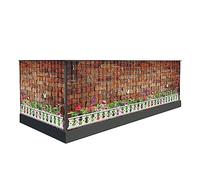Brise-vue pour balcon 100 cm de haut ou autre pare-vent brise-vue de balcon bordure de balcon brise-vue tapis brise-vue couverture de terrasse (200 x 50 cm, motif 22)