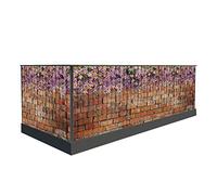 Brise-vue pour balcon - 100 cm de haut ou autre - Protection contre le vent - Bordure de balcon - Brise-vue - 400 x 100 cm - Motif 14