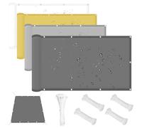 Brise Vue pour Balcon 115x900cm Imperméable Couverture de Confidentialité Écran Protection UV Opaque pour Balcon with Cable Ties Pare Soleil Fence Screen for Balcony,pour Jardin Extérieur ,Gris foncé