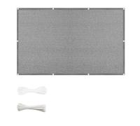 Brise-Vue pour Balcon 240 x 420 cm Protection UV Opaque Résistant Aux Contre Vent sur Mesure Écran D'Intimité pour Balcon pour Exterieur Terrasse Patio, Gris