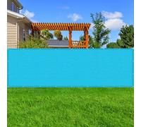 Brise Vue pour Balcon 80 x 500 cm Protection UV Opaque Résistant Aux Contre Vent avec Attaches Filet D’Ombrage Clôture D’Ombrage pour Jardin Balcon Patio, Bleu Ciel