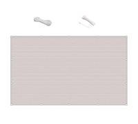 Brise-Vue pour Balcon 90 x 800 cm Protection Contre Vent, Soleil Brise Vue Balcon Cache Vue Clôture Jardin Extérieure avec Attaches de Câble et Cordons pour Terrasse, Blanc
