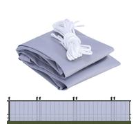 Brise-Vue pour Balcon d'appartement | 0,9 x 7,5 m - Protection Contre - Protection UV - pour Patio, terrasse, Jardin, Portail, Garde-Corps, Portes de Garage, fenêtre extérieure