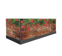 Brise-vue pour balcon de 100 cm de haut ou autre - Protection contre le vent brise-vue de balcon - Bordure de balcon brise-vue - Tapis brise-vue (800 x 100 cm, Motif 17)