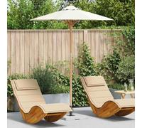 Brise-vue pour balcon, parasol de jardin, blanc crème, 180 x 180 x 230 cm, en bambou, pour balcon, terrasse, jardin