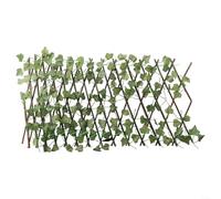 Brise-vue pour jardin, feuilles de lierre artificielles, clôture en treillis extensible (patate douce)
