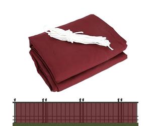 Brise-Vue pour terrasse - Pare-Soleil Coupe-Vent pour Appartement, Balcon, clôture en résistante aux intempéries avec Protection UV, Housse en Tissu Robuste Qui Bloque Les Vues extérieures